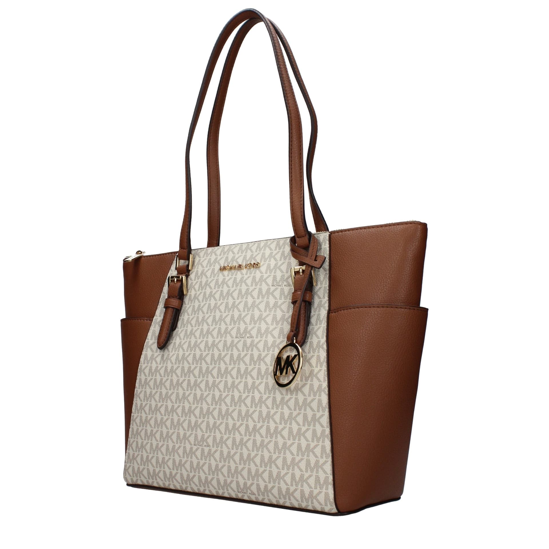 Michael Kors Beige Leather Shoulder Bag - 2