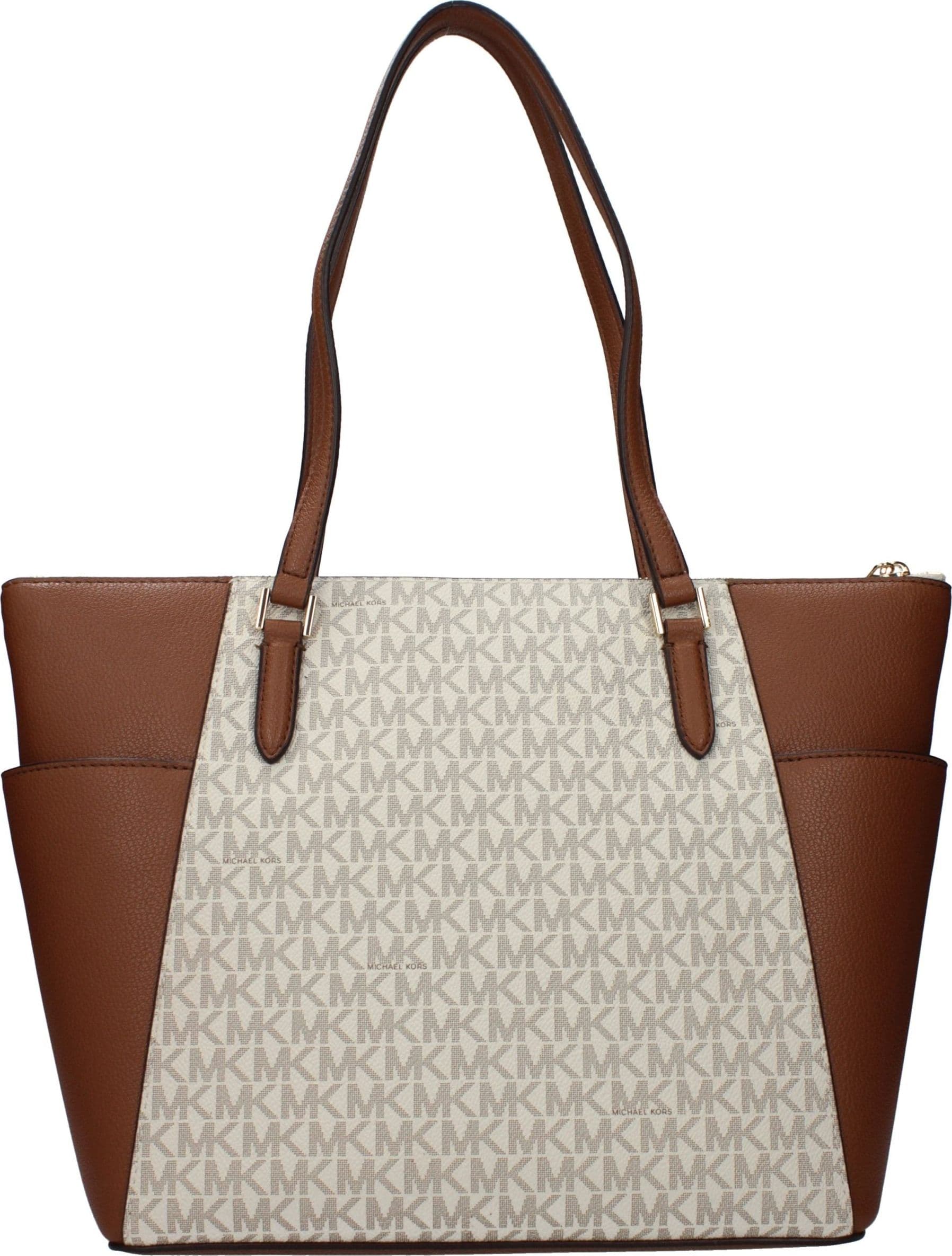 Michael Kors Beige Leather Shoulder Bag - 3