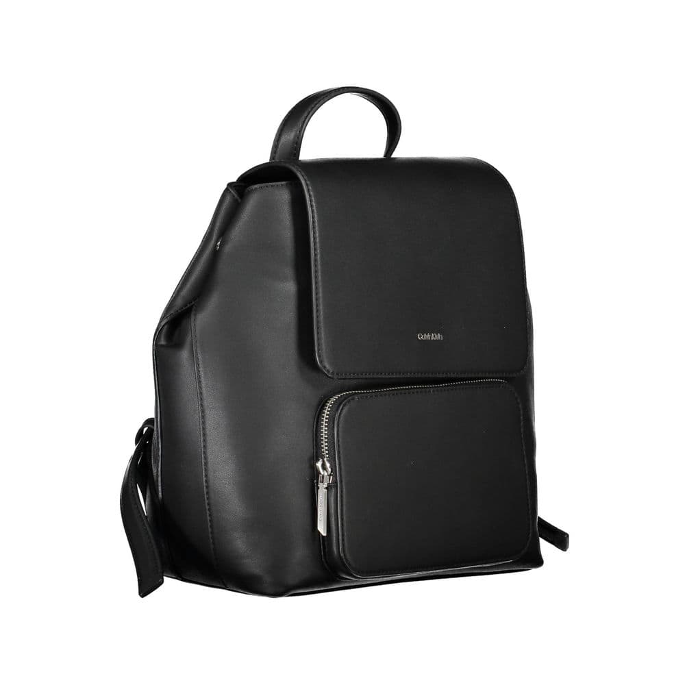 Calvin Klein Nero Polyester Women Backpack - 3