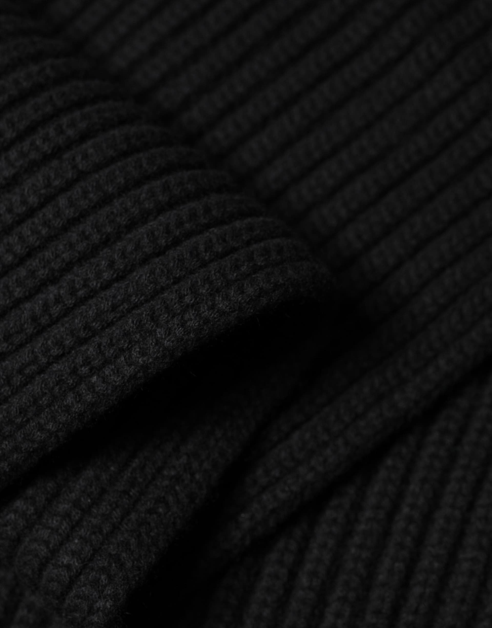 Dolce & Gabbana Black Cashmere Knit Neck Wrap Shawl 202cm x 26cm  Scarf - 4