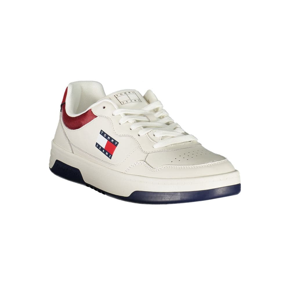 Tommy Hilfiger Bianco Polyurethane Men's Sneaker - 2