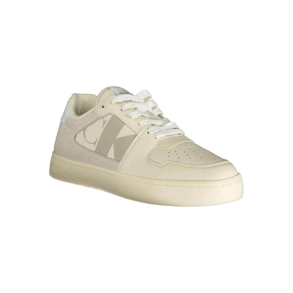 Calvin Klein Bianco Polyurethane Men Sneaker - 2