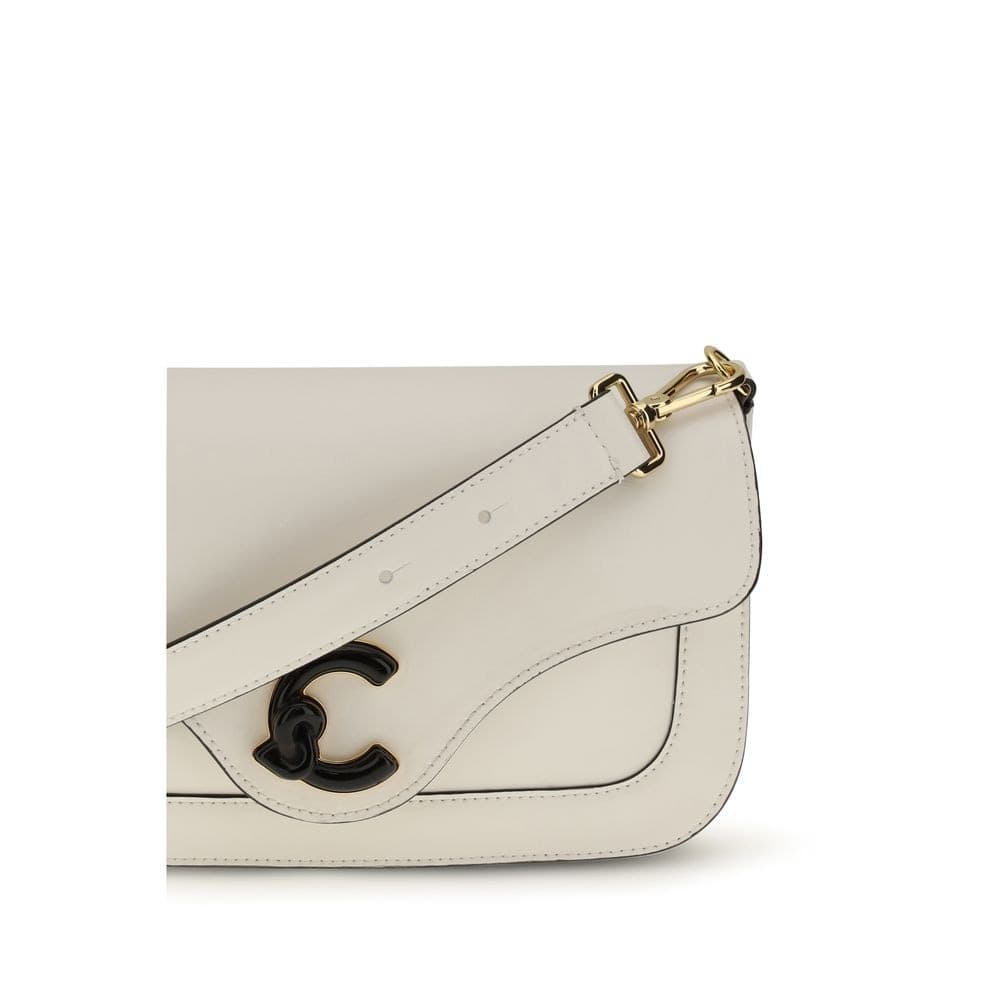 Coccinelle White Calf Leather Bos Taurus Shoulder Bag - 4