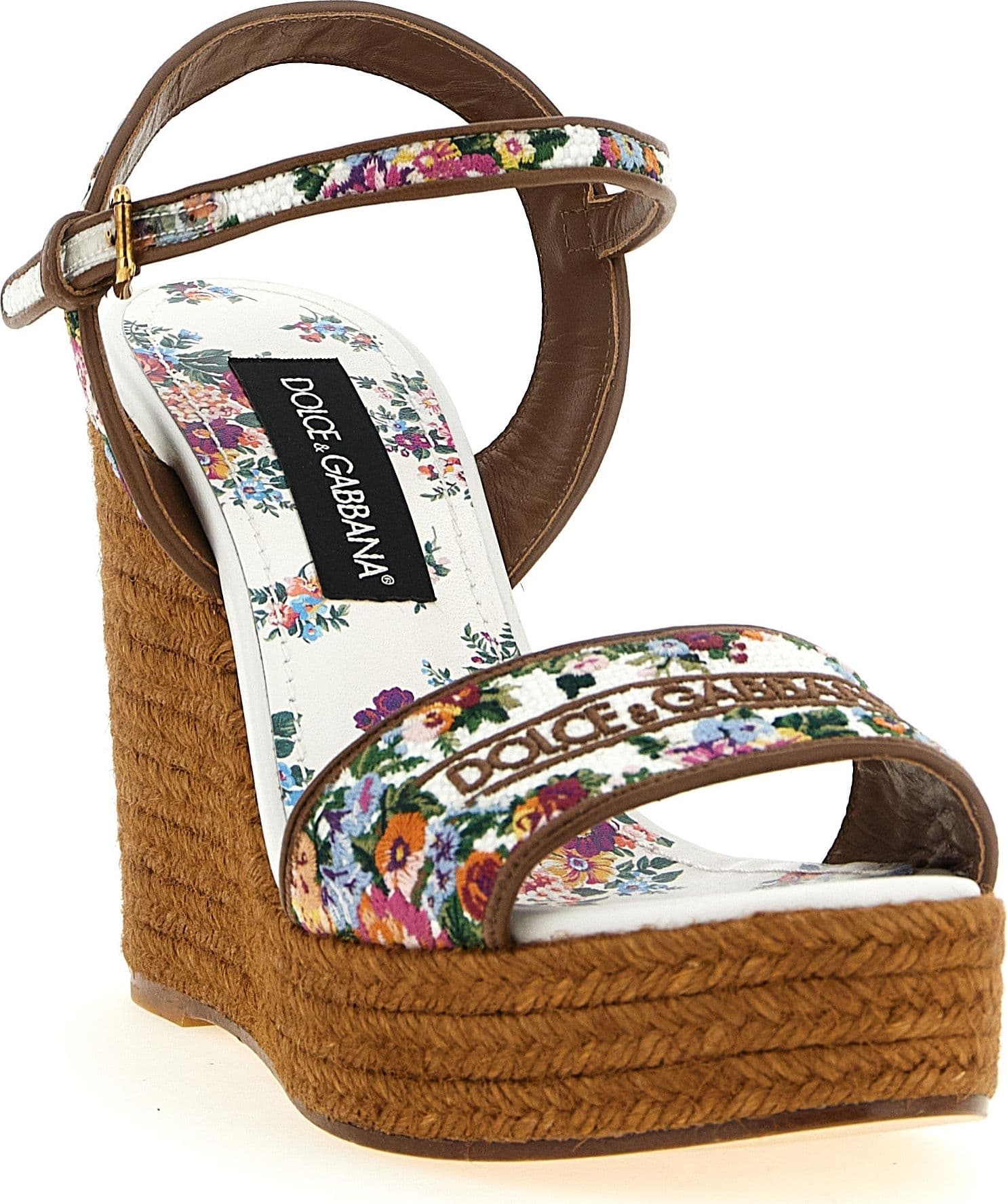 Dolce & Gabbana Multicolor Polyamide Wedge Sandals - 2