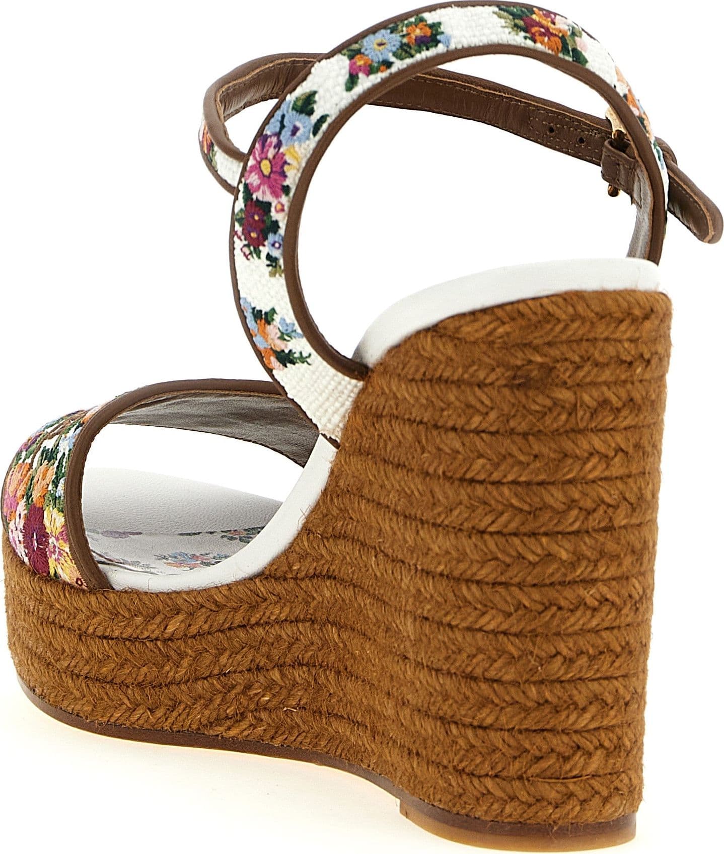 Dolce & Gabbana Multicolor Polyamide Wedge Sandals - 3