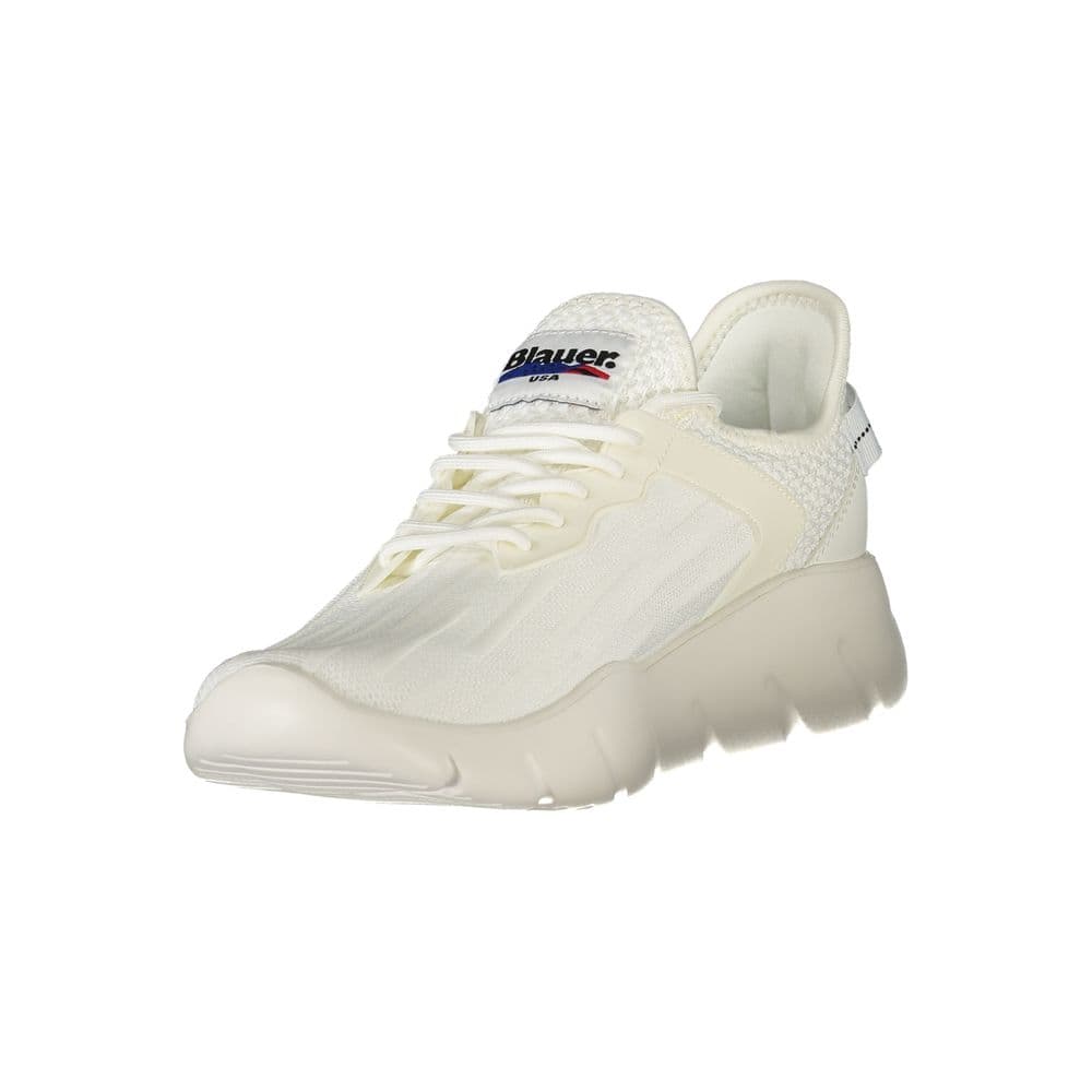 Blauer White Polyester Men's Sneaker - 3