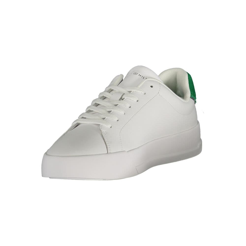 Tommy Hilfiger White Polyurethane Men Sneaker - 3