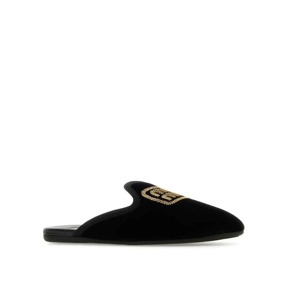 Miu Miu Black Calfskin Mules - 2