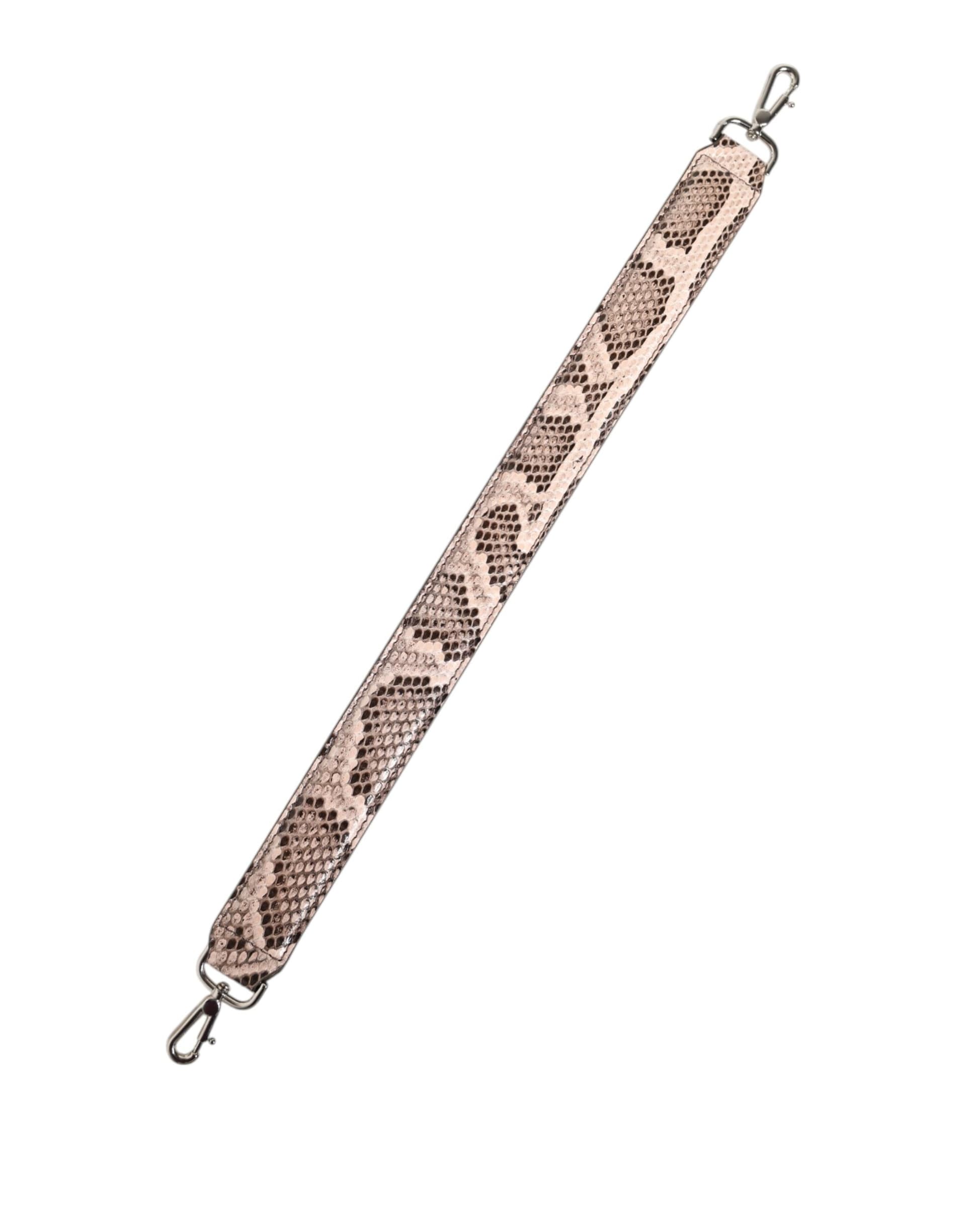 Dolce & Gabbana Beige Exotic Leather Handbag Accessory Shoulder Strap - 4