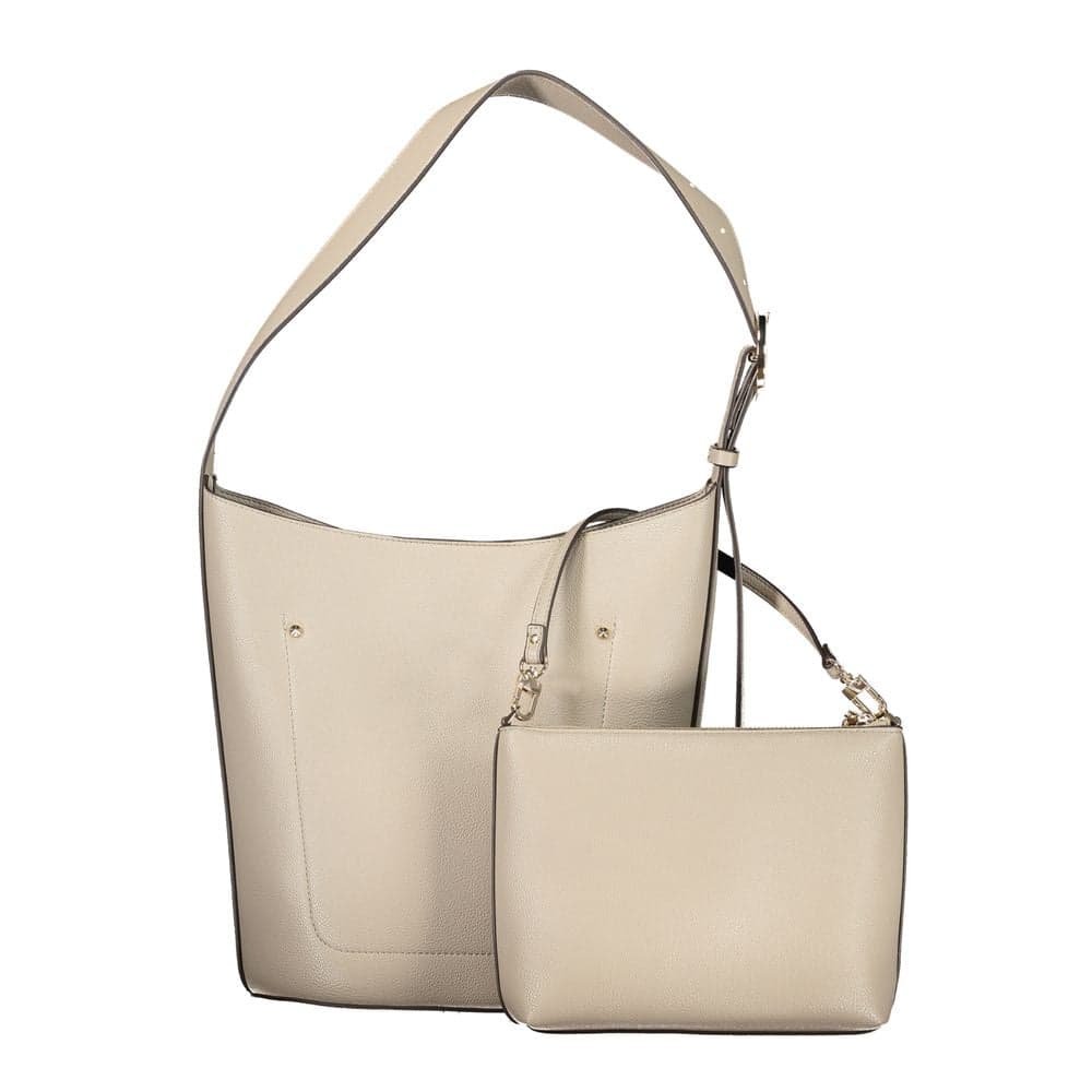Guess Jeans Grigio Poliuretano Women Handbag - 3