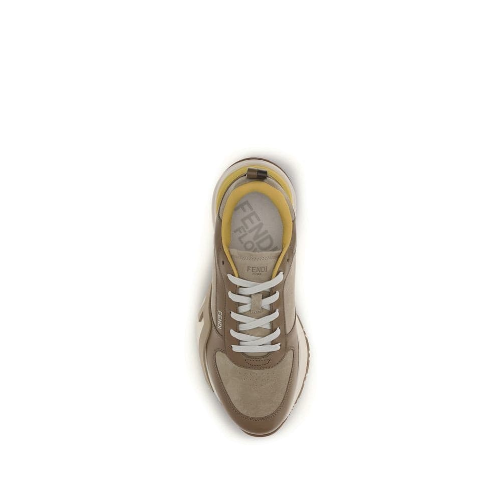 Fendi Multicolor Calf Leather Bos Taurus Athletic Sneakers - 4