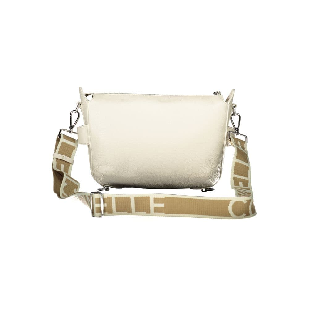 Coccinelle Bianco Leather Women Handbag - 2
