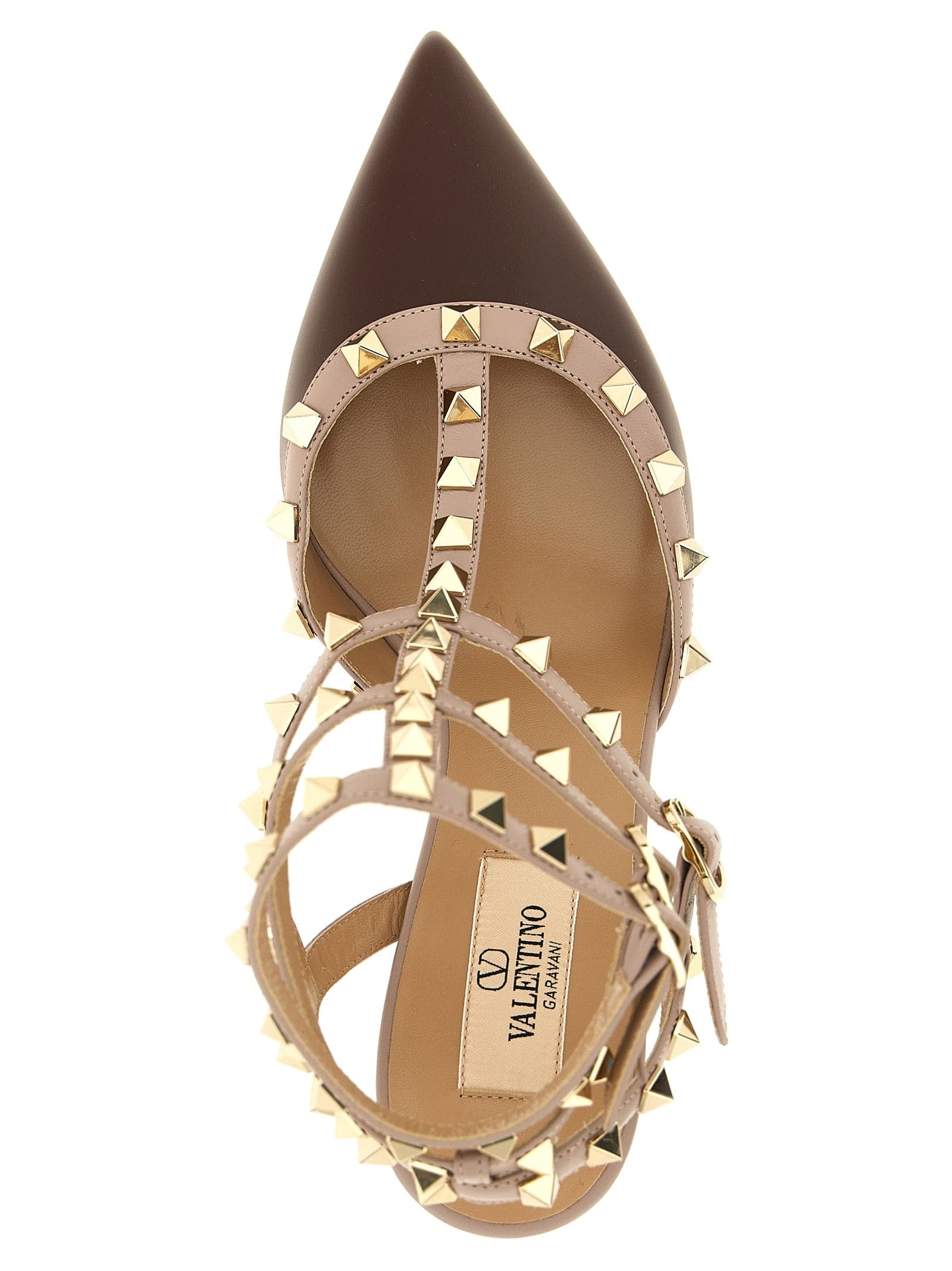 Valentino Garavani Multicolor Lamb Leather Mid Heel Pumps - 4