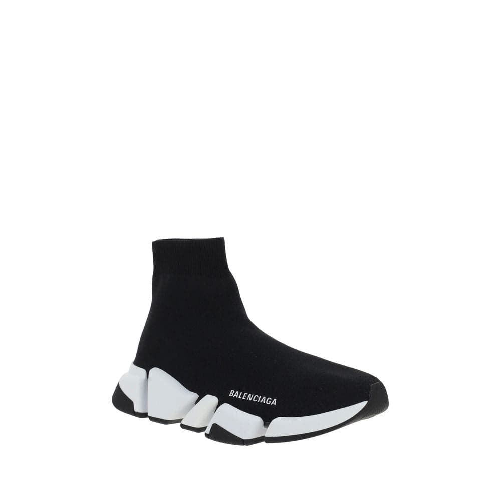 Balenciaga Black Polyester Athletic Sneakers - 2