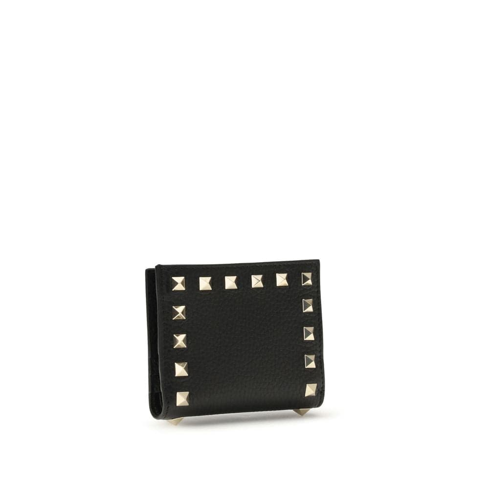 Valentino Garavani Black Lamb Ovis Aries Aries Wallet - 2
