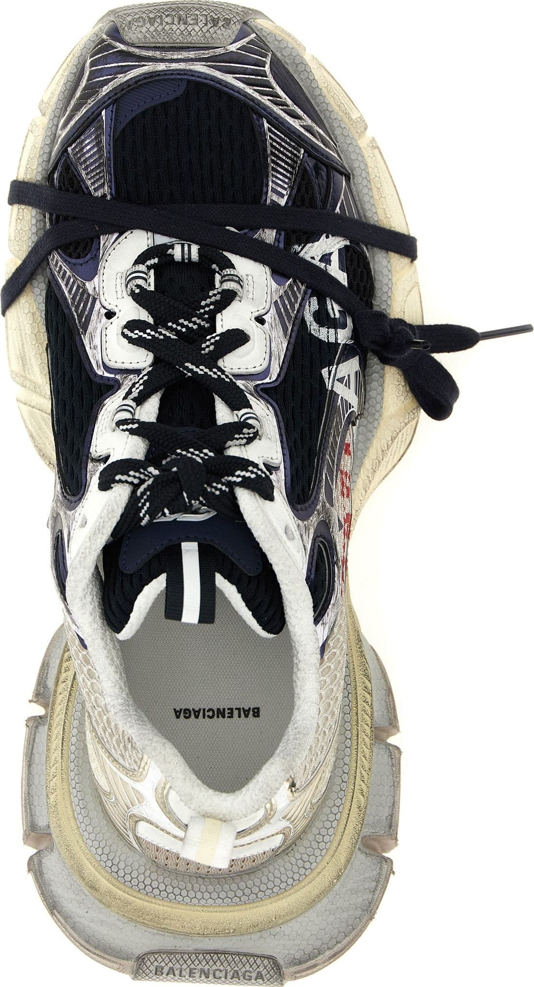 Balenciaga Multicolor Polyethylene Athletic Sneakers - 4