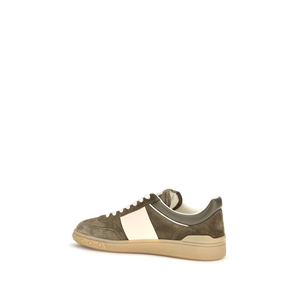 Valentino Garavani Bicolor Calf Leather Bos Taurus Low Top Sneakers - 3