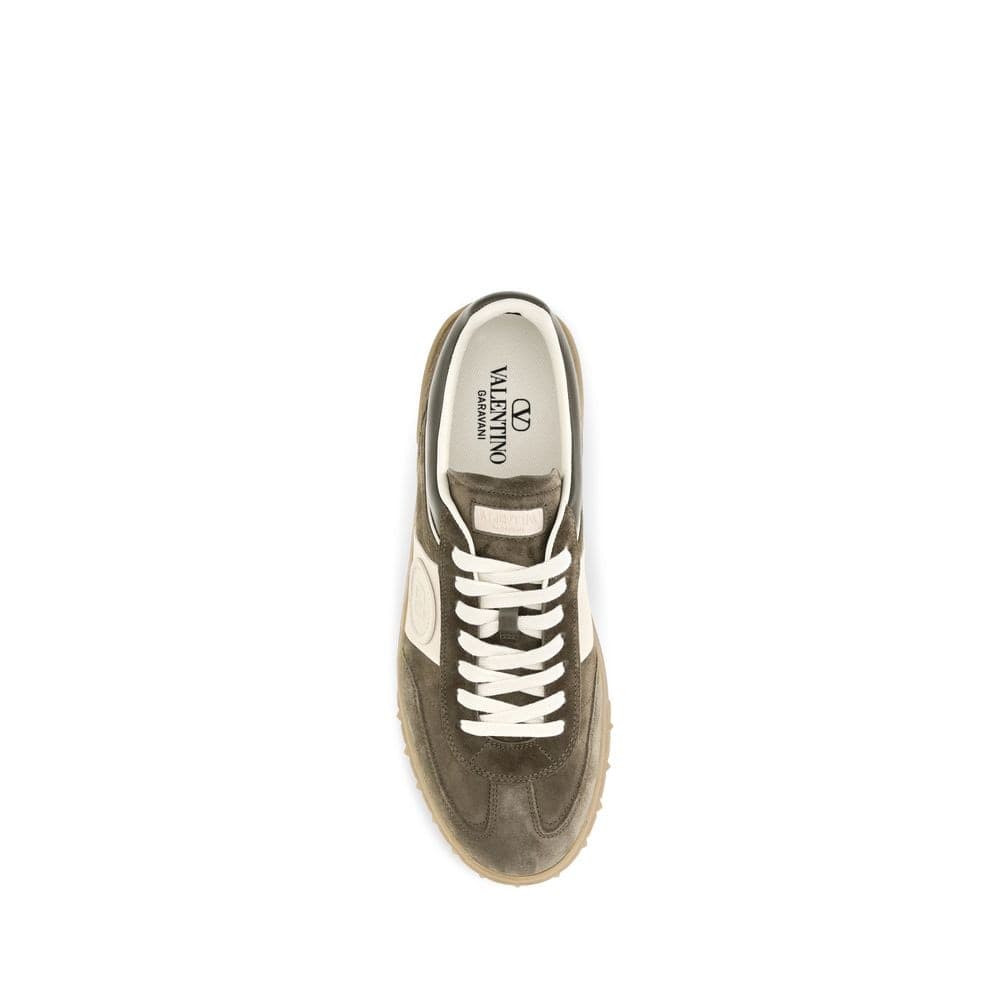 Valentino Garavani Bicolor Calf Leather Bos Taurus Low Top Sneakers - 4