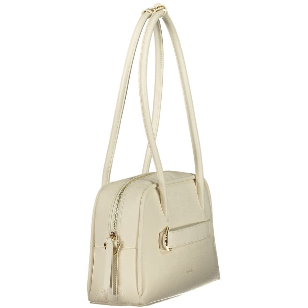Coccinelle Bianco Pelle Women Handbag - 3