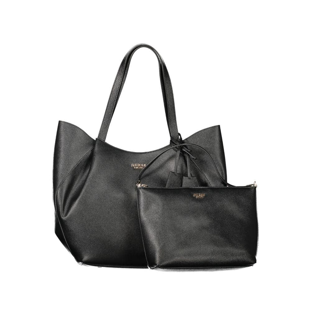 Guess Jeans Nero Poliuretano Women Handbag - 2
