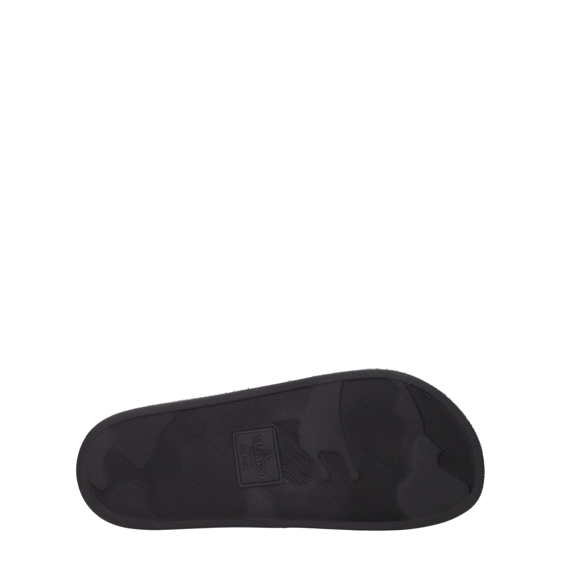 Valentino Garavani Black Cotton Slippers - 5