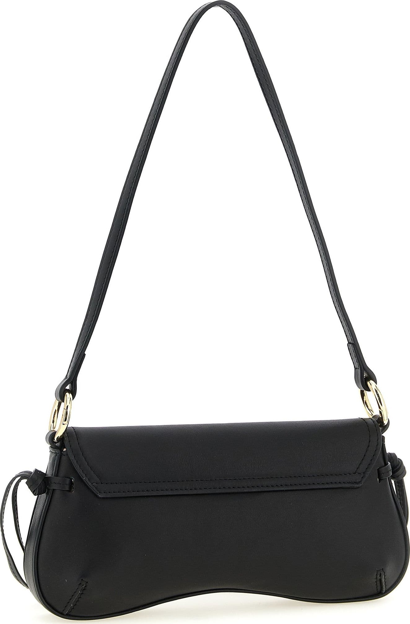 Twinset Black Leather Shoulder Bag - 2