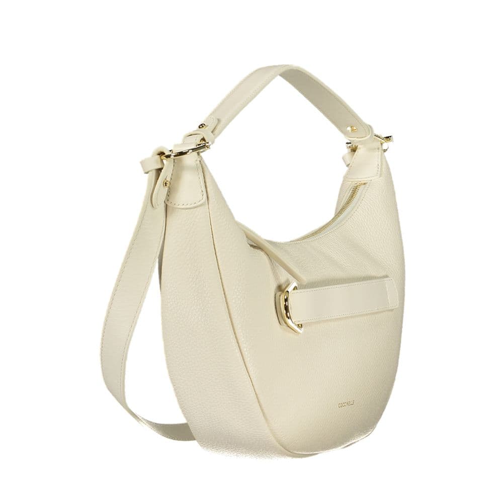 Coccinelle Bianco Leather Women Handbag - 3