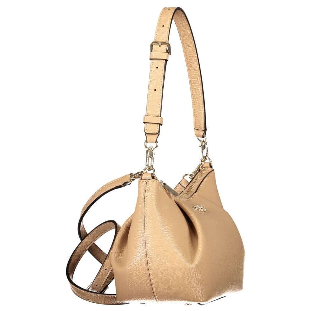 Guess Jeans Beige Polyurethane Women's Bag - 3