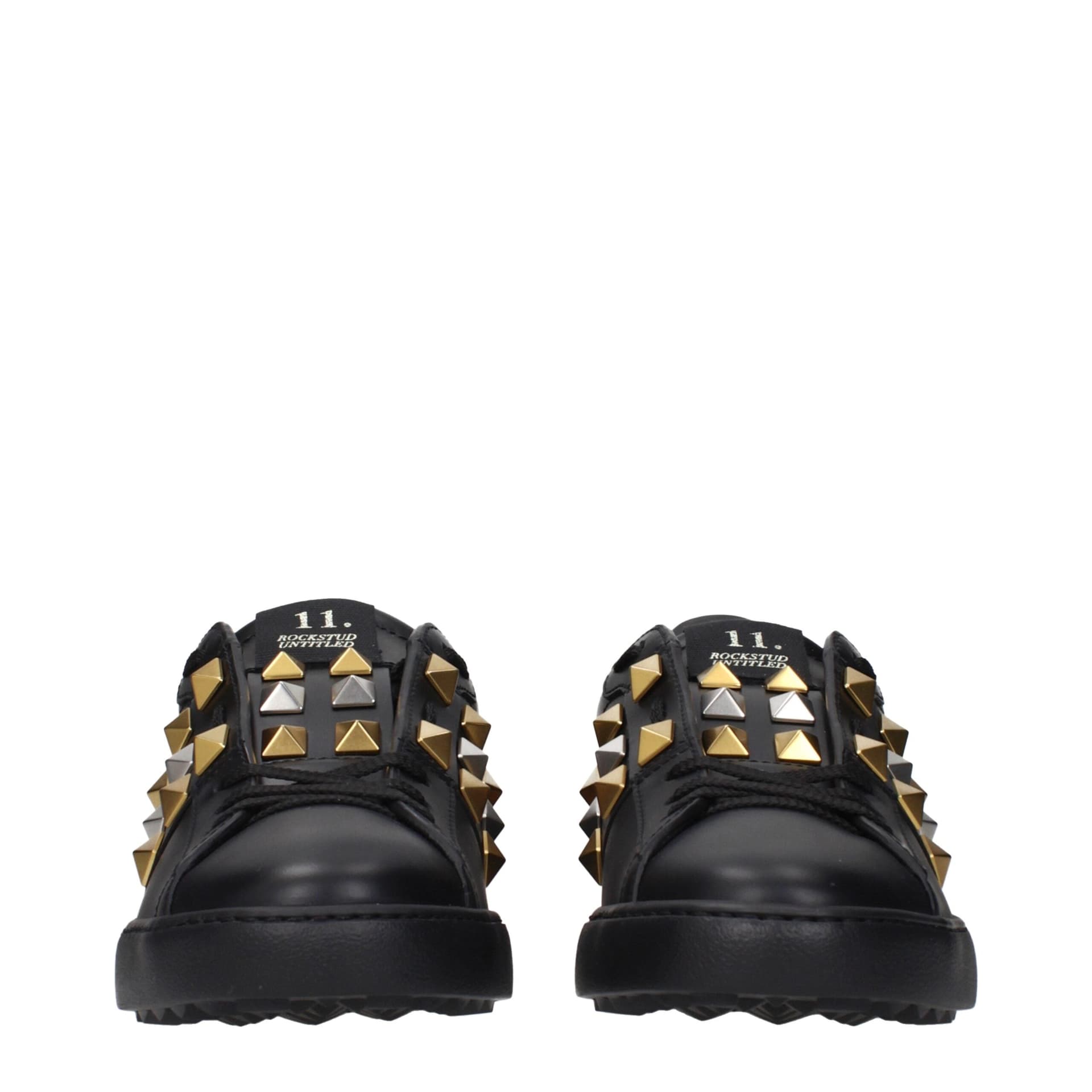 Valentino Garavani Black Leather Sneakers - 3