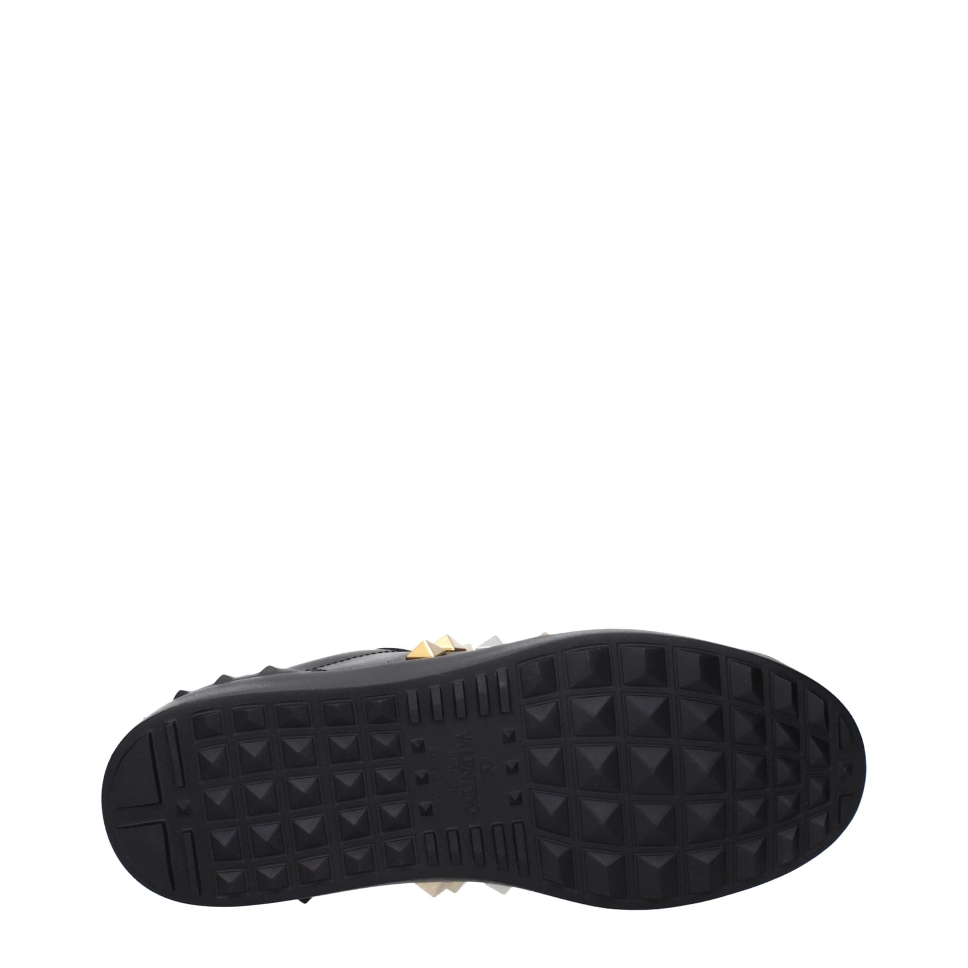 Valentino Garavani Black Leather Sneakers - 5
