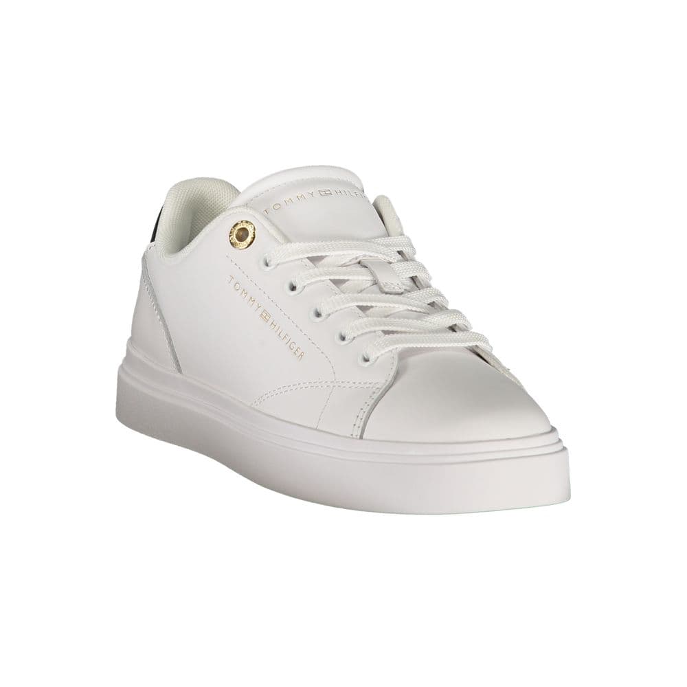 Tommy Hilfiger Bianco Polyurethane Women's Sneaker - 2
