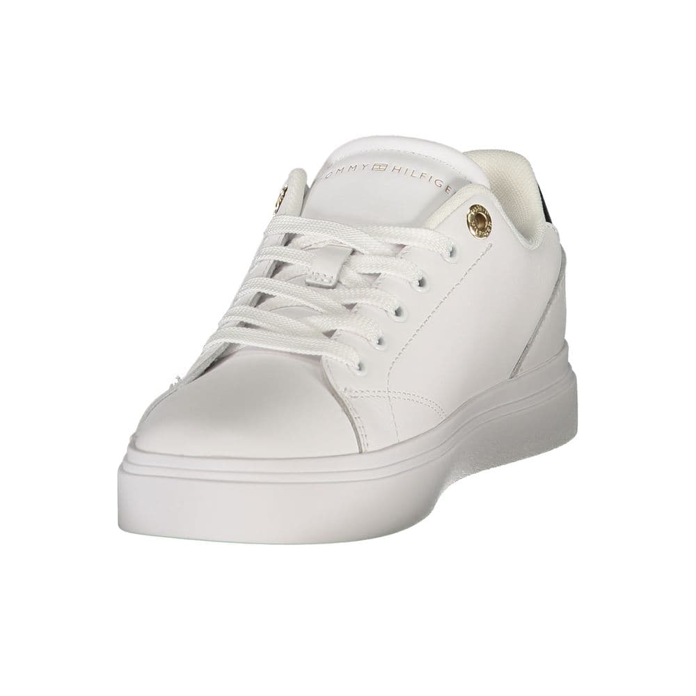 Tommy Hilfiger Bianco Polyurethane Women's Sneaker - 3