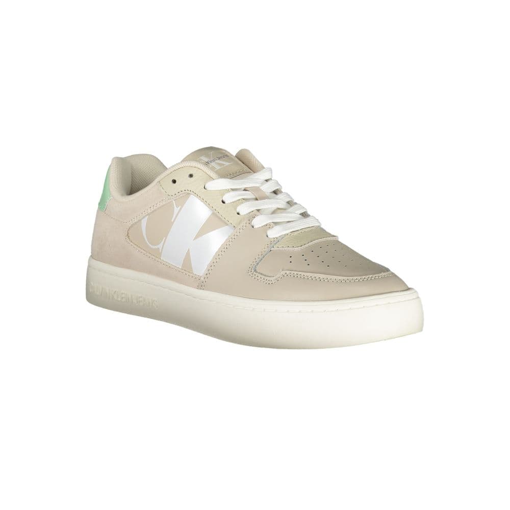 Calvin Klein Beige Polyurethane Women Sneaker - 2