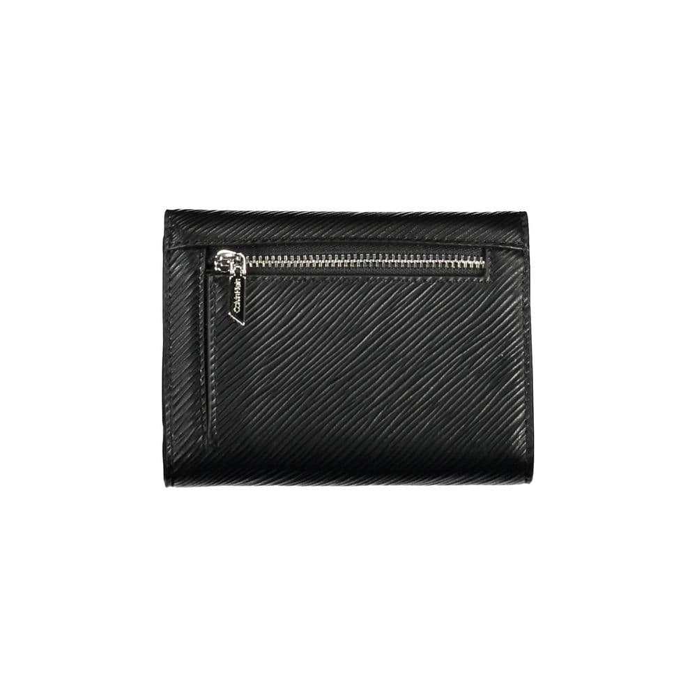 Calvin Klein Black Polyurethane Women Wallet - 2