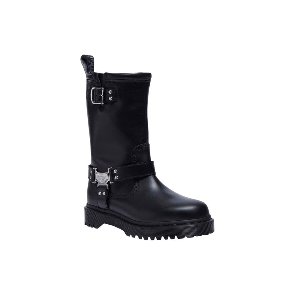 Dr. Martens Black Leather Lace-Up Boots - 2