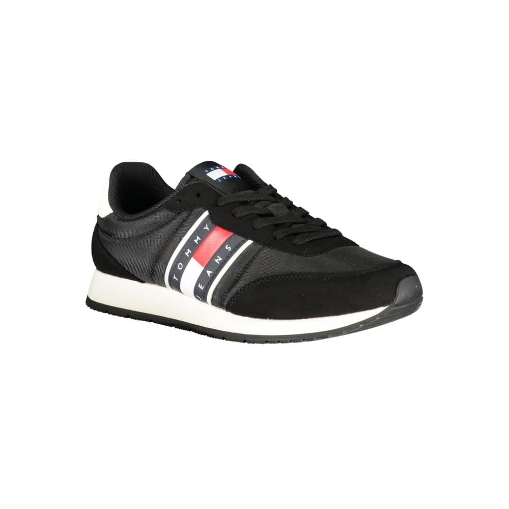 Tommy Hilfiger Black Polyurethane Men Sneaker - 2