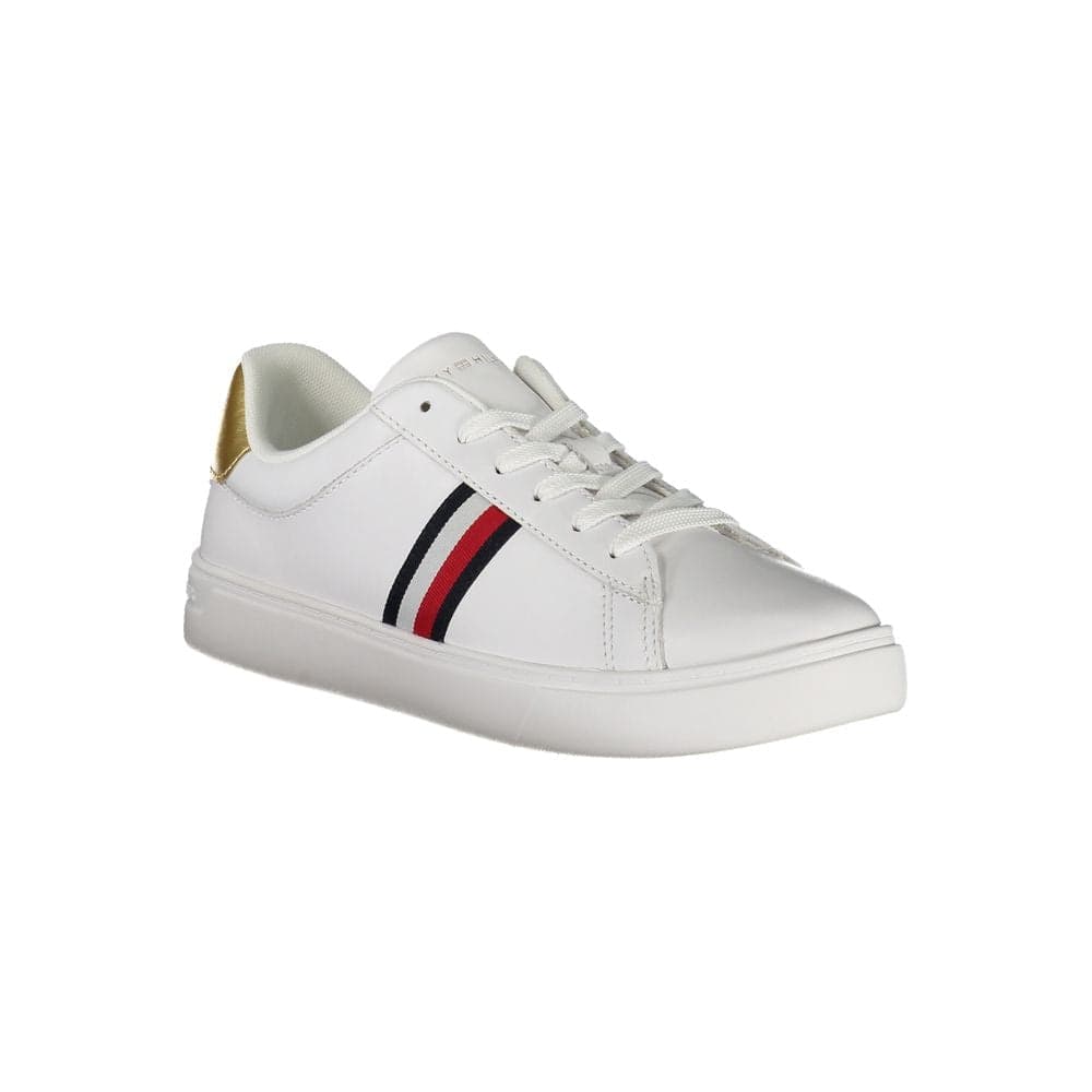 Tommy Hilfiger Bianco Polyurethane Women Sneaker - 2