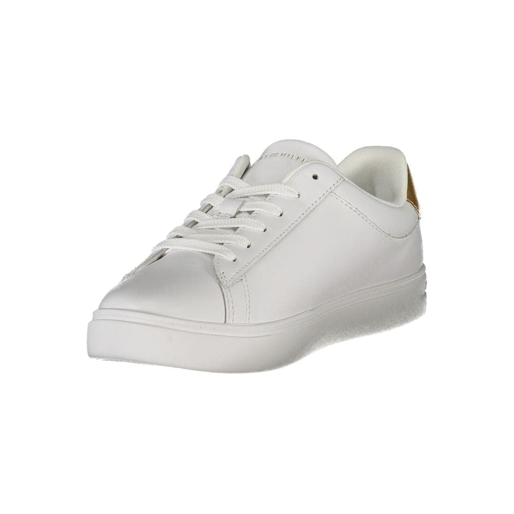 Tommy Hilfiger Bianco Polyurethane Women Sneaker - 3