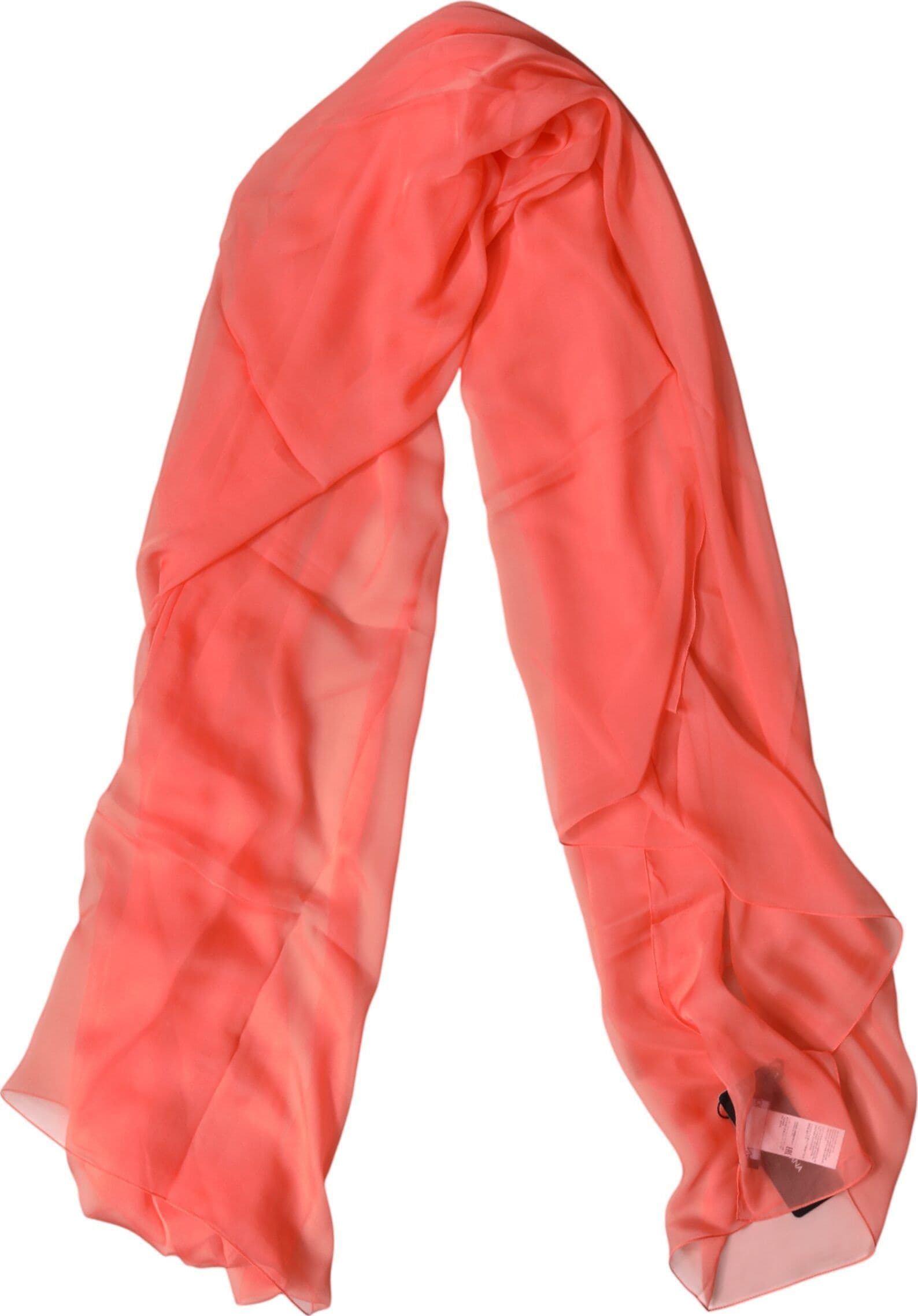 Dolce & Gabbana Light Pink Stole Neck Wrap Shawl Scarf - 5