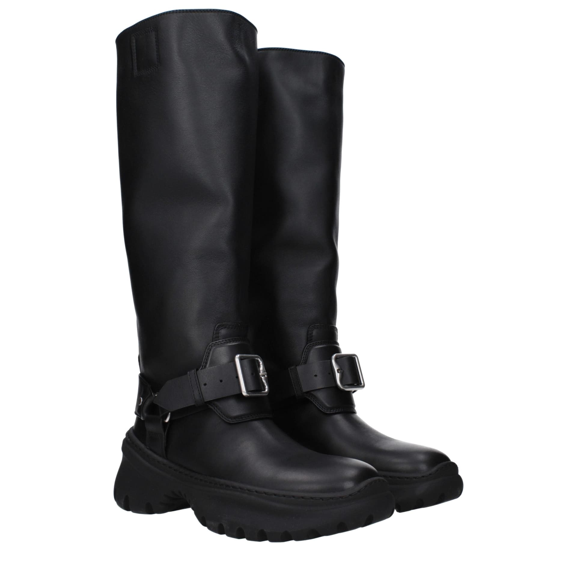 Burberry Black Leather Boots - 2