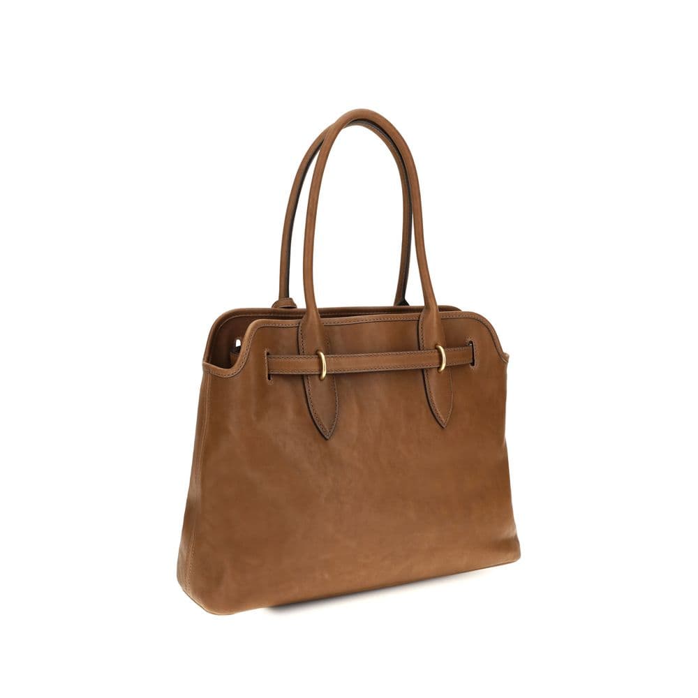 Miu Miu Brown Calf Leather Bos Taurus Shoulder Bag - 3