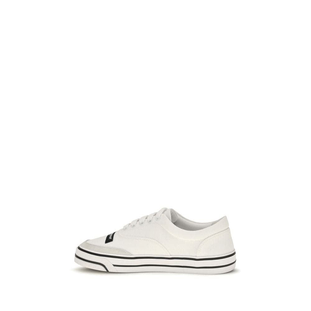 Dolce & Gabbana White Cotton Low Top Sneakers - 3