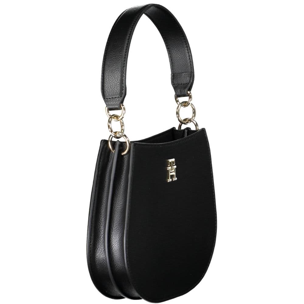 Tommy Hilfiger Black Polyester Handbag - 3