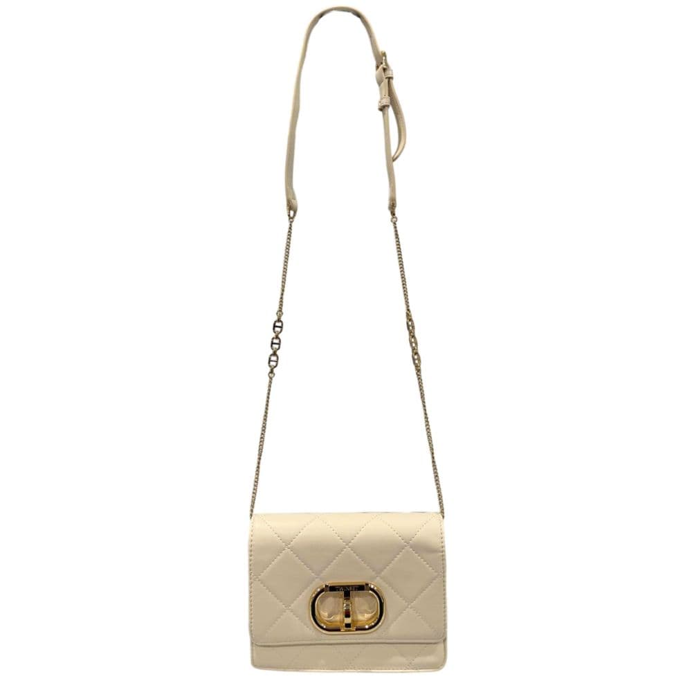 Twinset Beige PU Women Crossbody Bag - 4