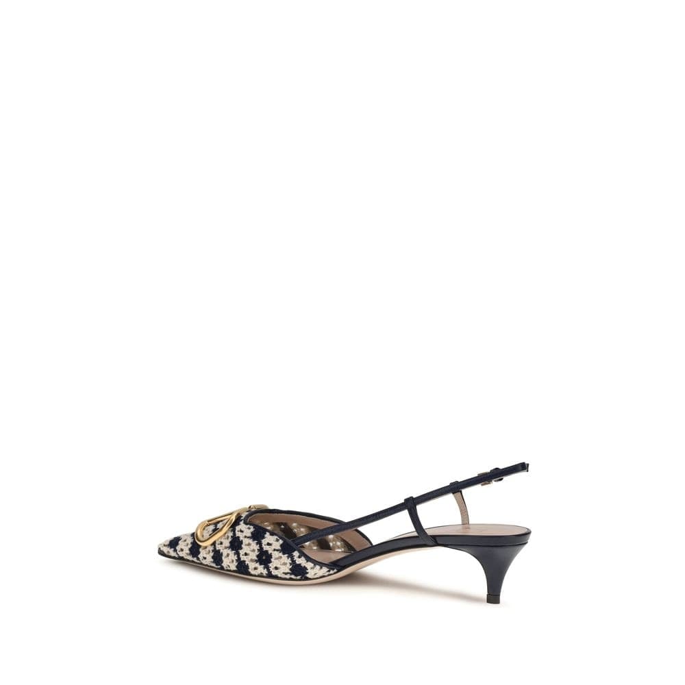 Valentino Garavani Multicolor Goatskin Mid Heel Pumps - 3