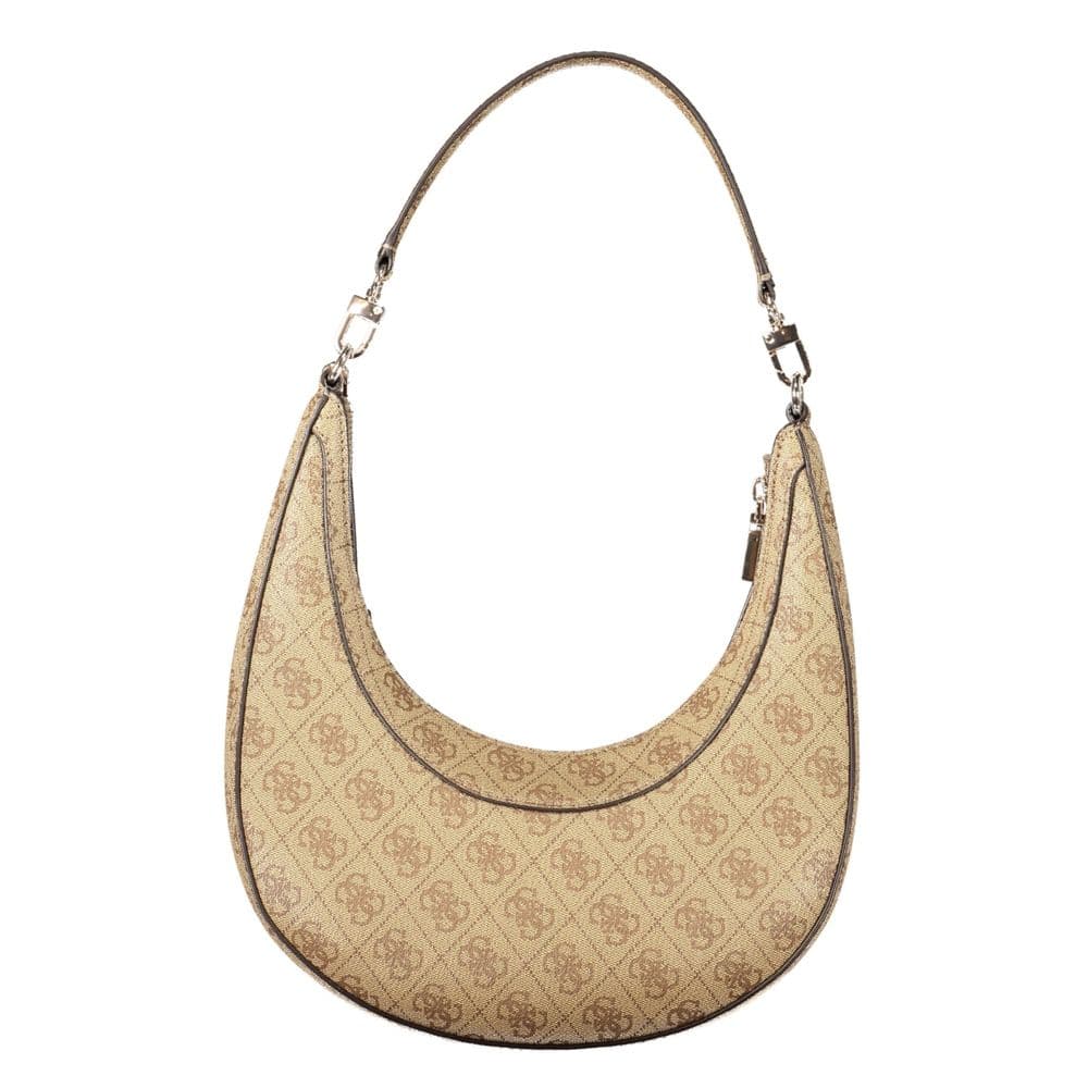 Guess Jeans Beige Polyurethane Women's Bag - 2