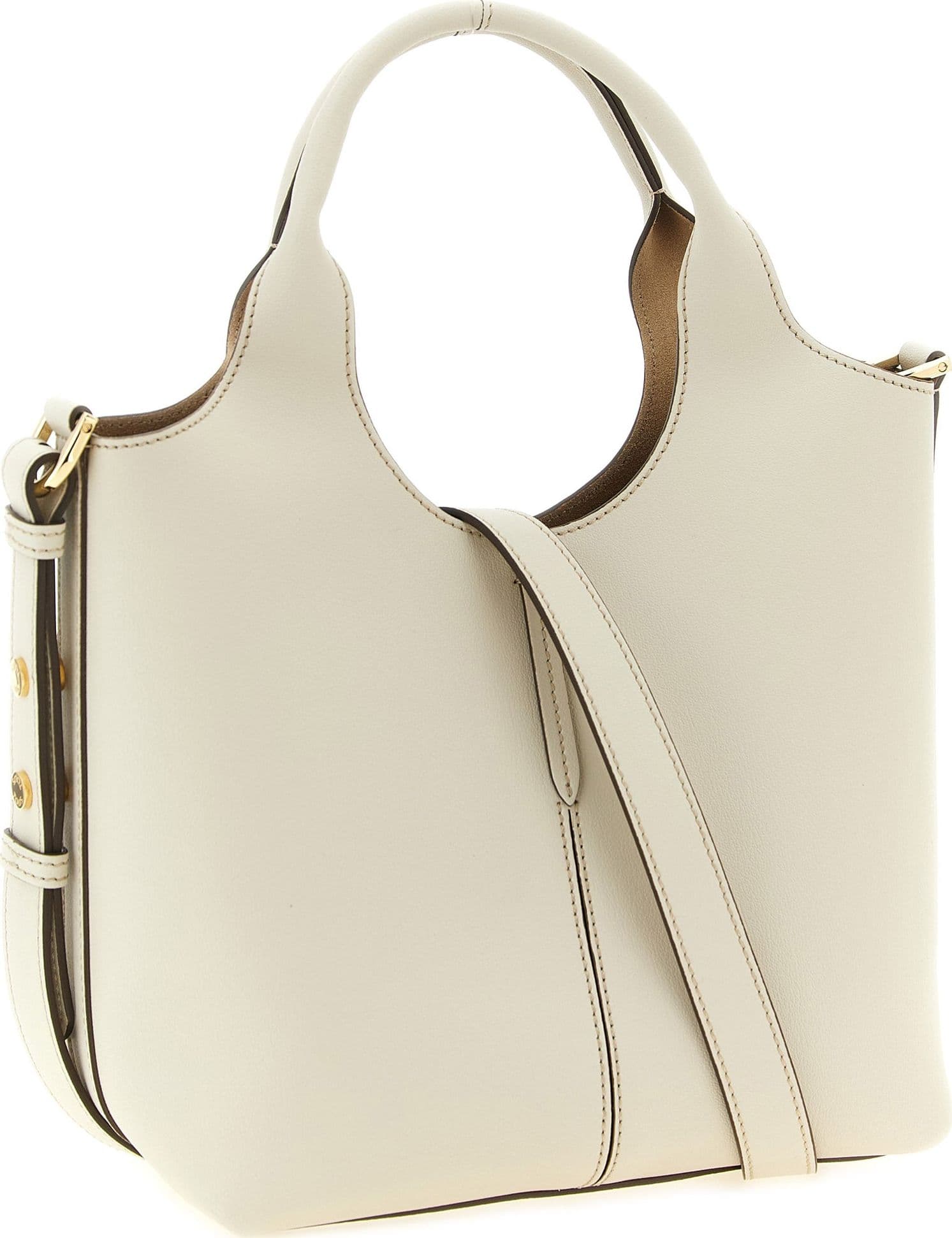 Tod's White Calfskin Tote Bag - 2