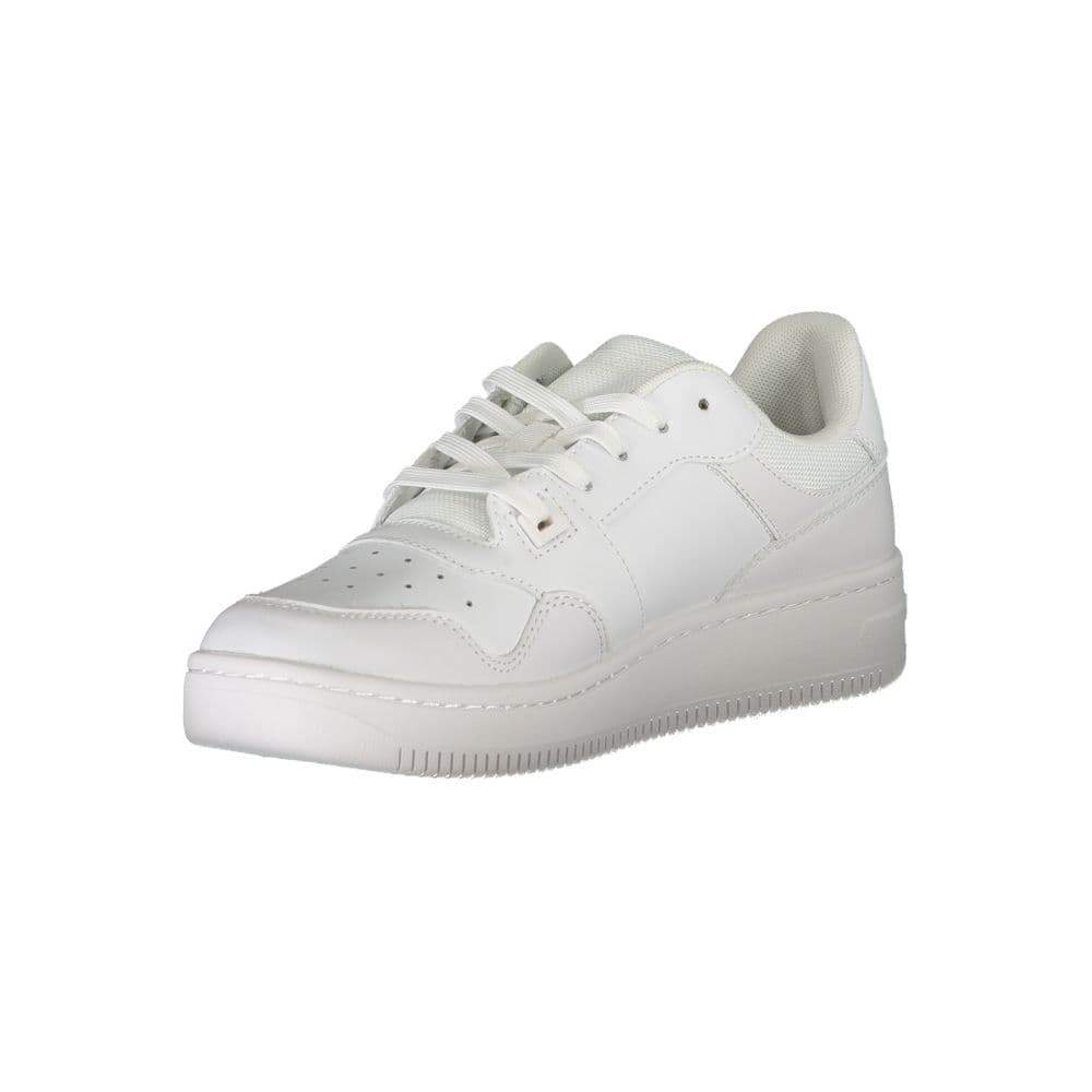Tommy Hilfiger White Leather Women Sneaker - 3