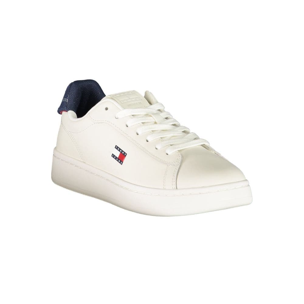 Tommy Hilfiger Bianco Polyurethane Women's Sneaker - 2