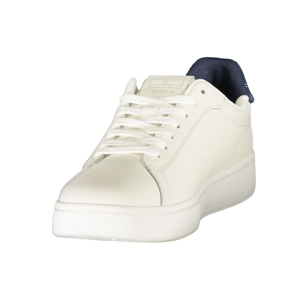 Tommy Hilfiger Bianco Polyurethane Women's Sneaker - 3